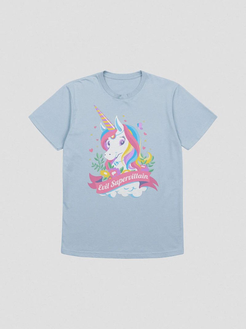 Evil Supervillain Light Blue T-Shirt