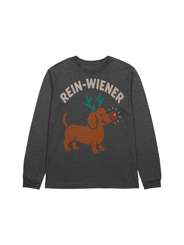 “Rein-Wiener” Dachshund Christmas Long-Sleeve Tee product image (1)