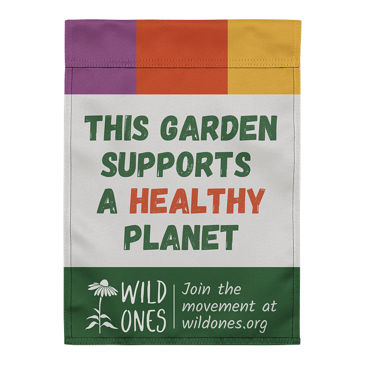 This Garden Supports a Healthy Planet (Garden Flag) product image (2)