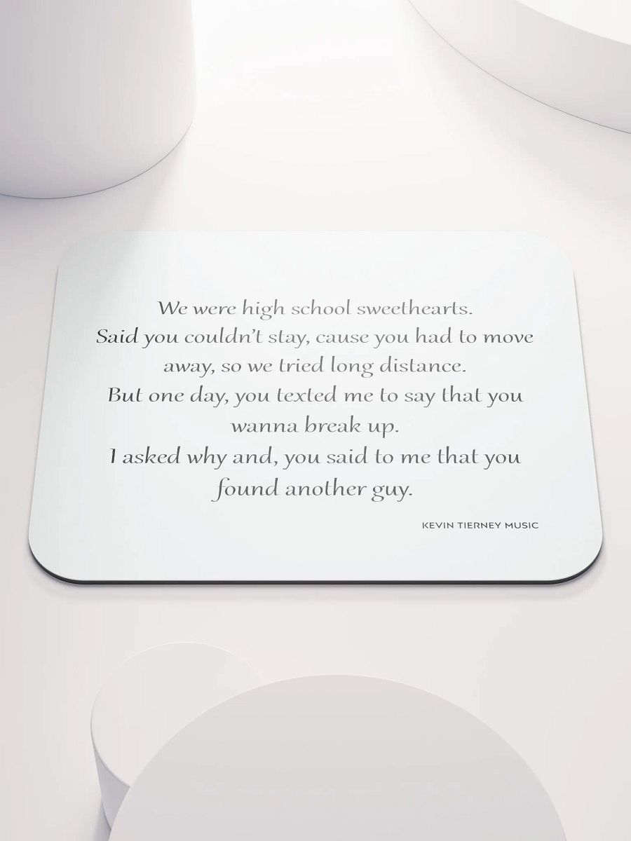 We Were High School Sweethearts Verse Mouse Pad product image (4)