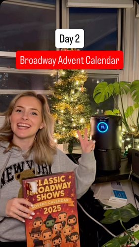 Day 2 was … eventful 🎁❤️ #broadway #adventcalendar #theatre #theatrekid #musicaltheatre