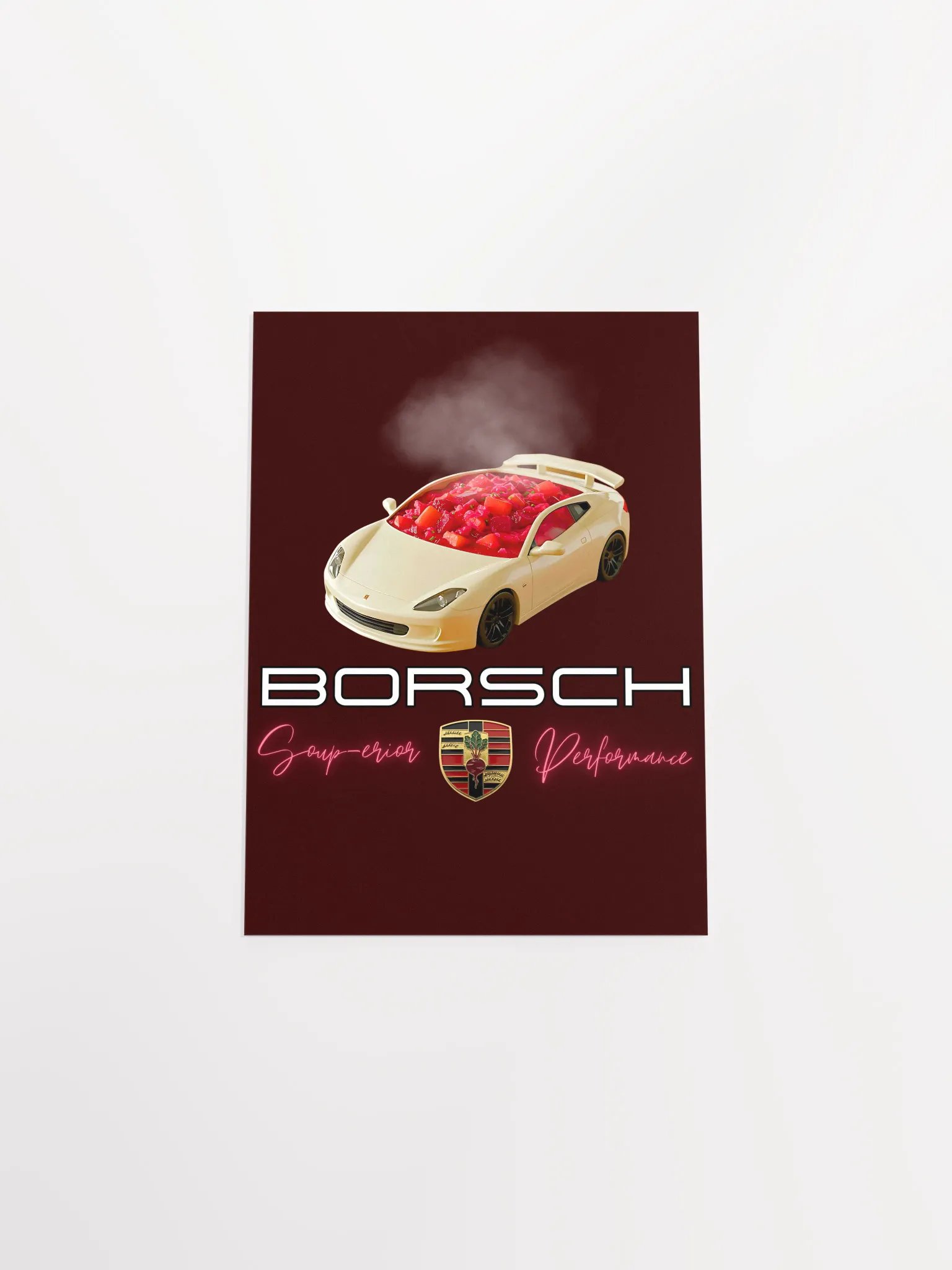 Borsch - Soup-erior Performance Funny Sports Car Poster product image (40)