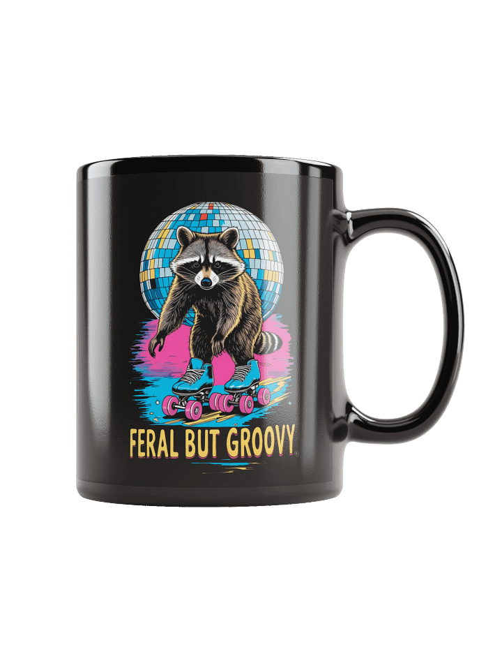Feral but Groovy Raccoon Mug product image (2)
