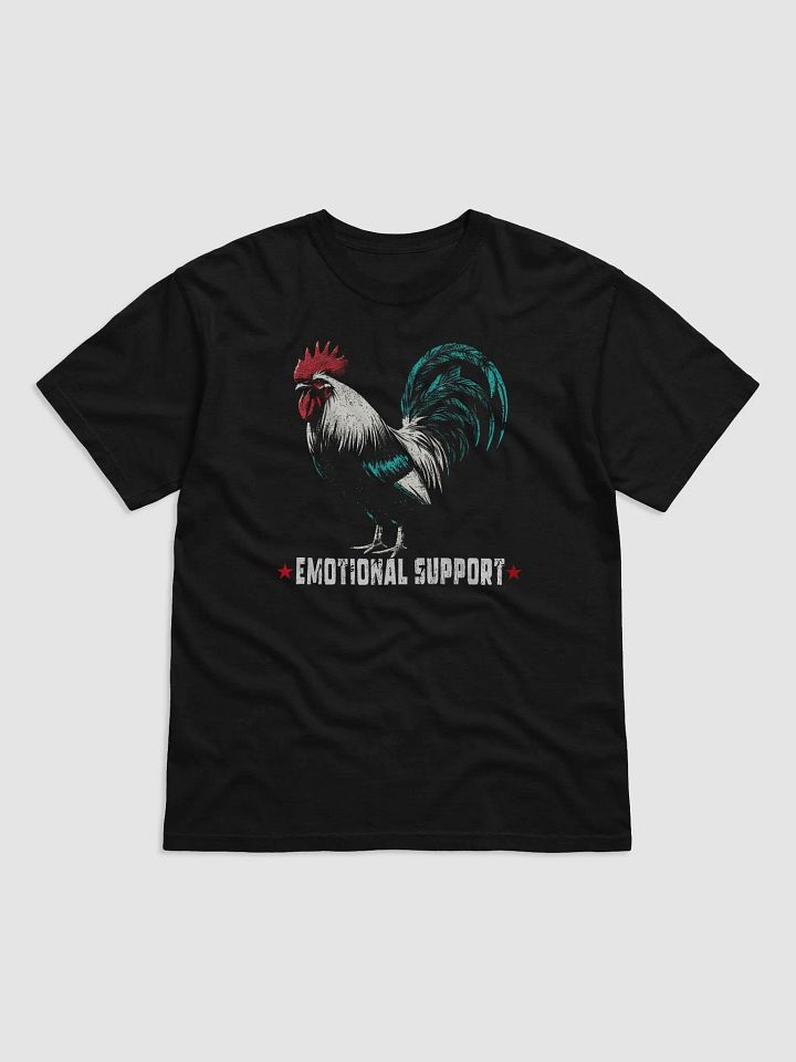 Blackout Comfort: Emotional Support Rooster - Heavyweight T-Shirt product image (1)