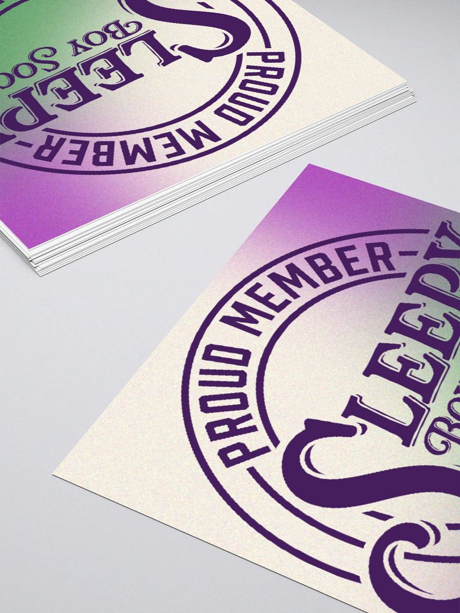 Sleepy Boy Sticker product image (4)