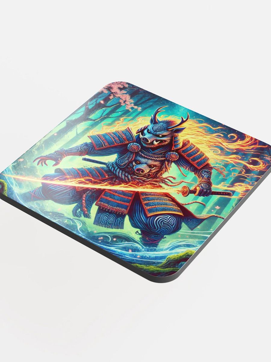 Samurai Boar Glow-in-the-Dark Coaster Set product image (4)