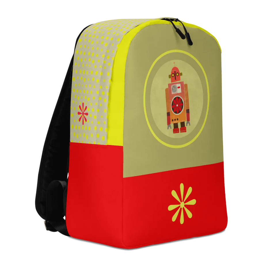 Gyro the Atomic Robot - Backpack in Green, Yellow and Red product image (6)