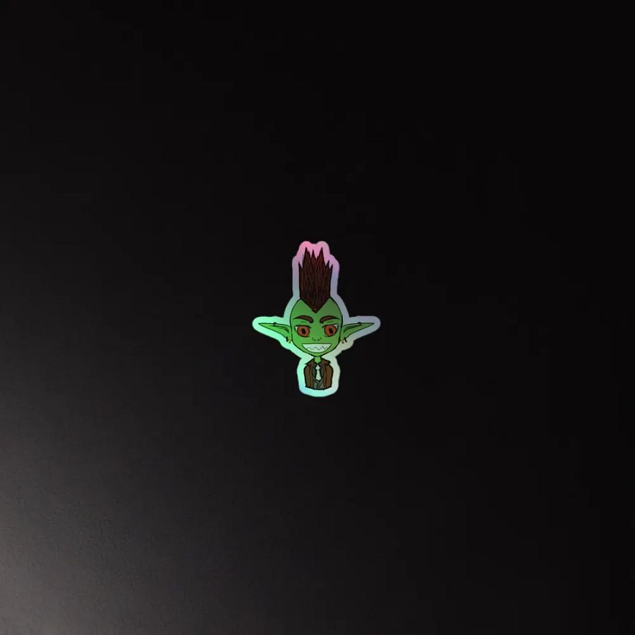 Bazkizz Cartoon Holographic Sticker product image (4)