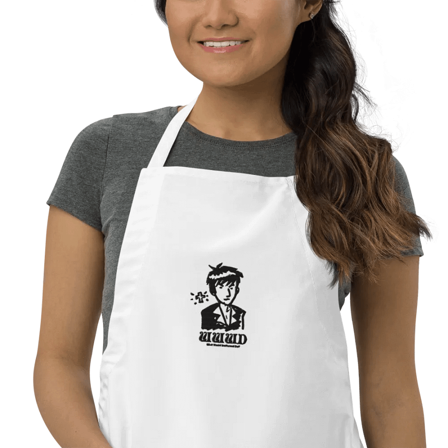 What Would Wolfwood Do? apron product image (10)