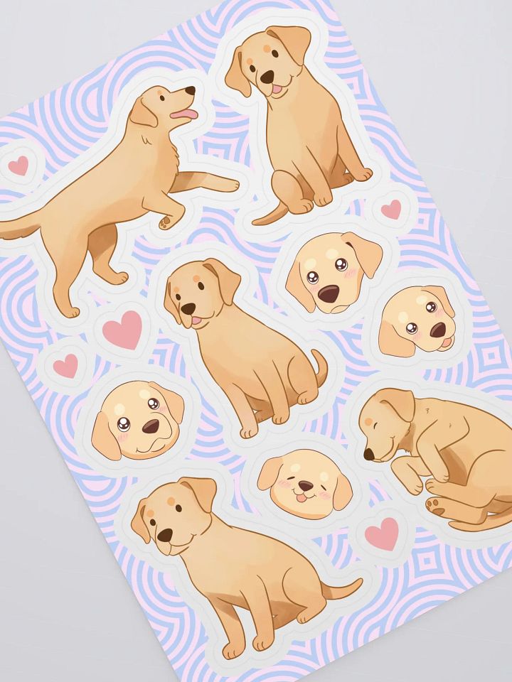 Labrador Love Sticker Sheet product image (2)