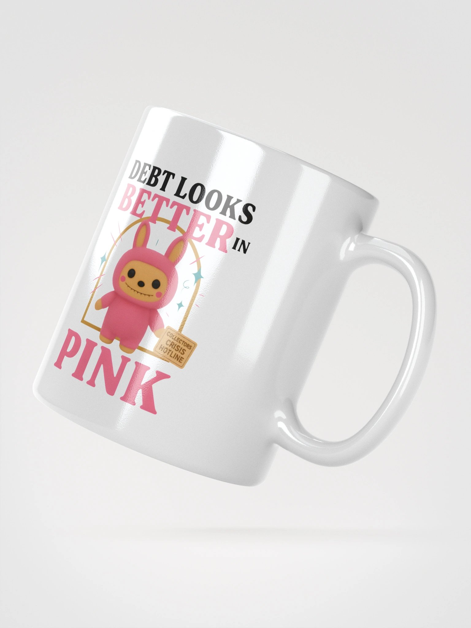 Pink Bunny Crisis Mug product image (5)