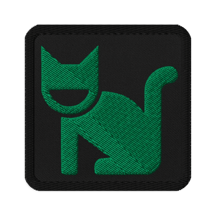 Happy Green Cat Patch product image (1)