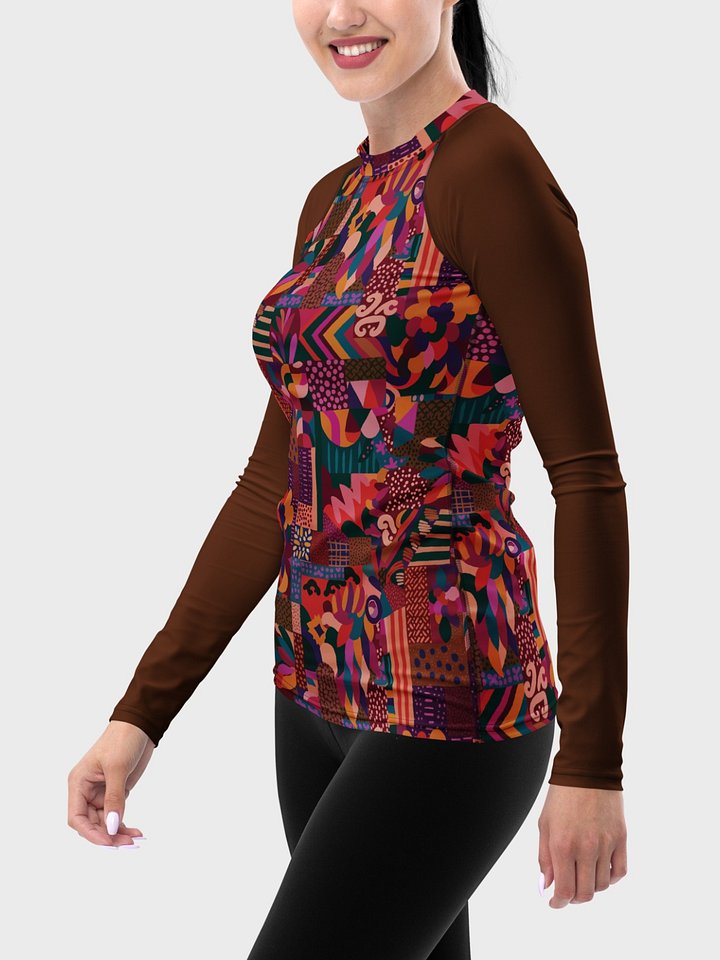 Rash Guard "Abstract African Ethnic Pattern" product image (1)