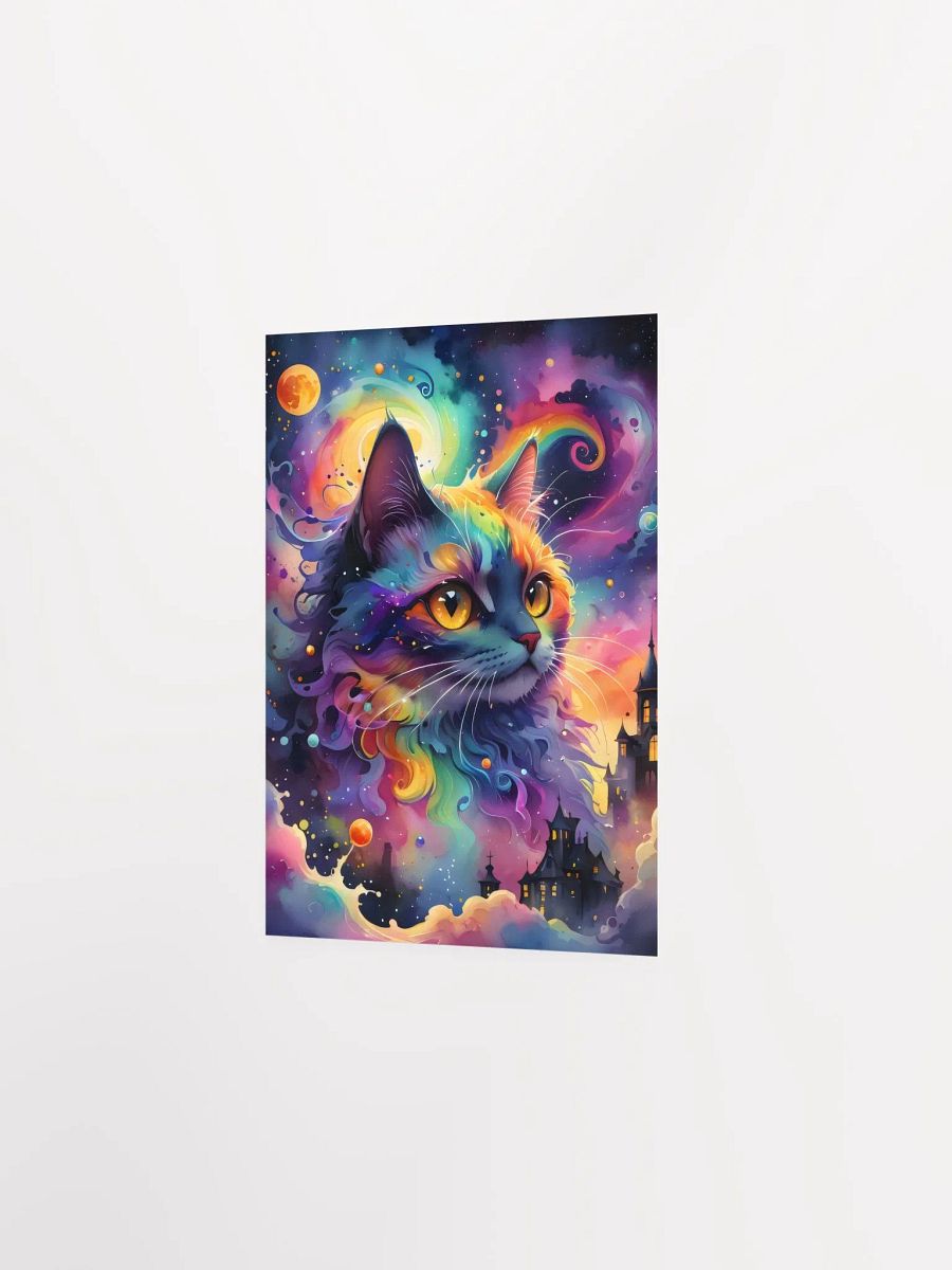 Cosmic Colorful Kitty Poster product image (5)