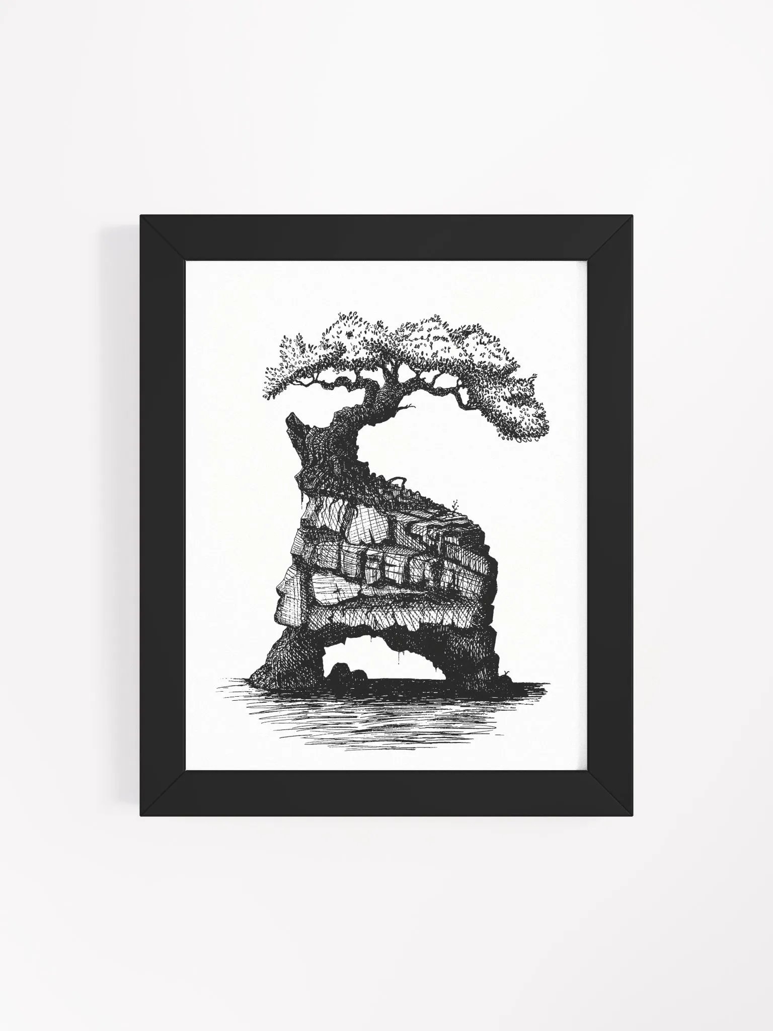 "A Rock" Framed Print product image (4)