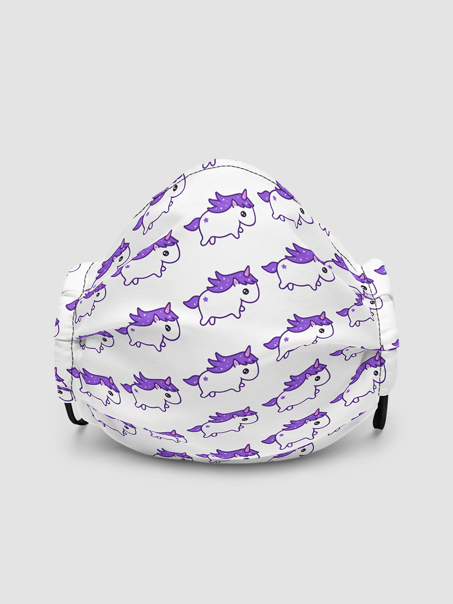 Uwu Unicorn All-Over Print Premium Face Mask product image (1)