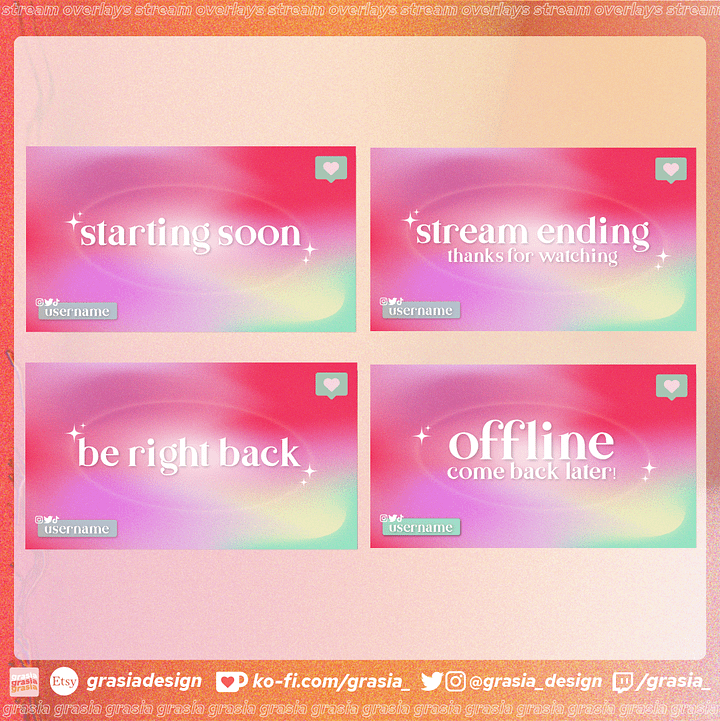 Pink Sparkle Gradient Overlay Set ♡ product image (2)