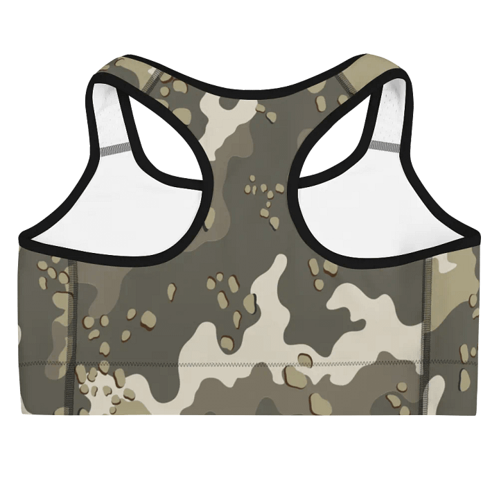 Camouflage Chic Sports Bra product image (2)
