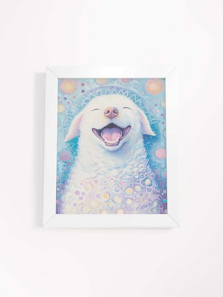 Blissful Pup Framed Matte Poster product image (1)