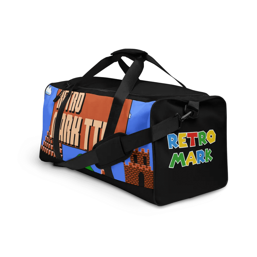 Retro Pixel Adventure All-Over Duffle Bag product image (10)