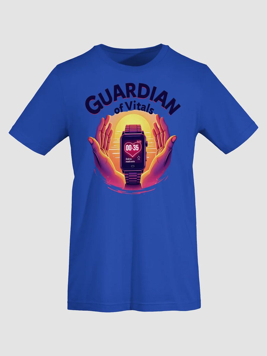 Guardian of Vitals Smartwatch t shirt, vital signs t-shirt product image (7)