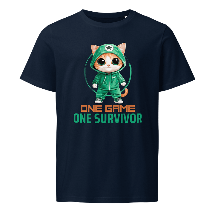 Green Tracksuit Kawaii Cat Korean Squid Player Game 001 456 067 Korean Thriller Movies T-Shirt product image (1)