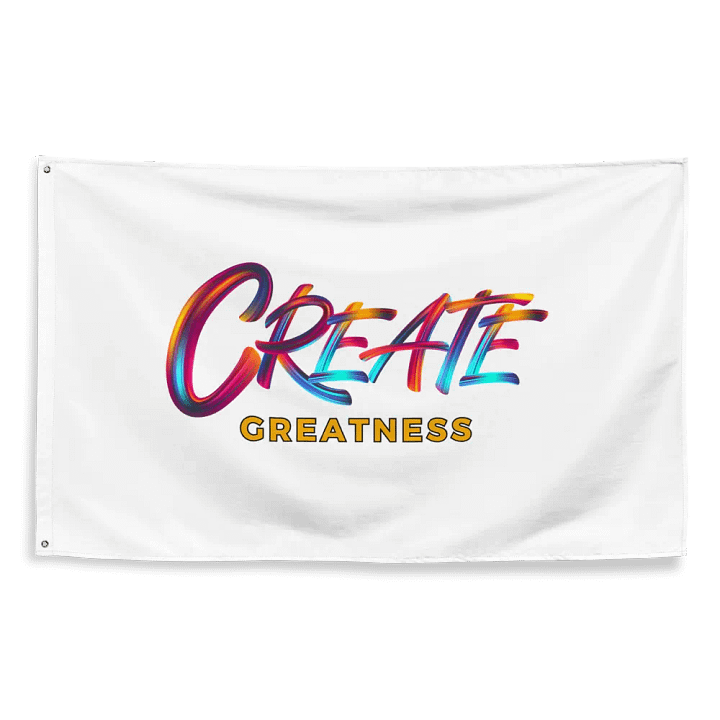 Create Greatness Flag product image (2)