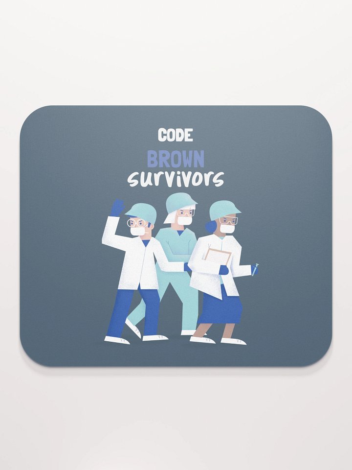 CODE BROWN Survivors Mouse Pad product image (2)