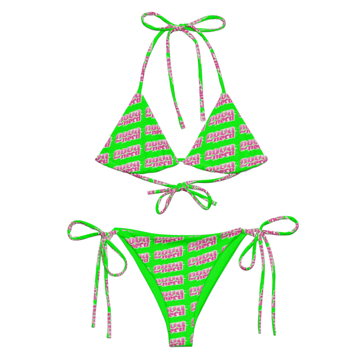 Nova Logo Bikini in Neon Green product image (1)