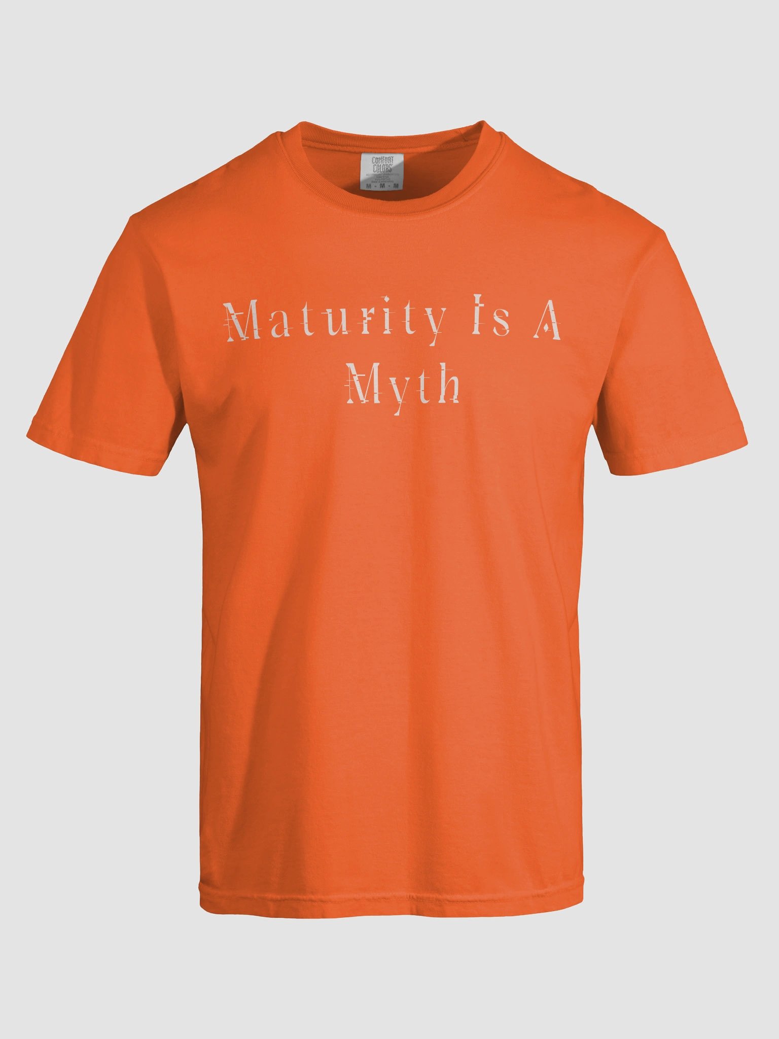 Maturity Is A Myth Burnt Orange Cursed Tee product image (7)