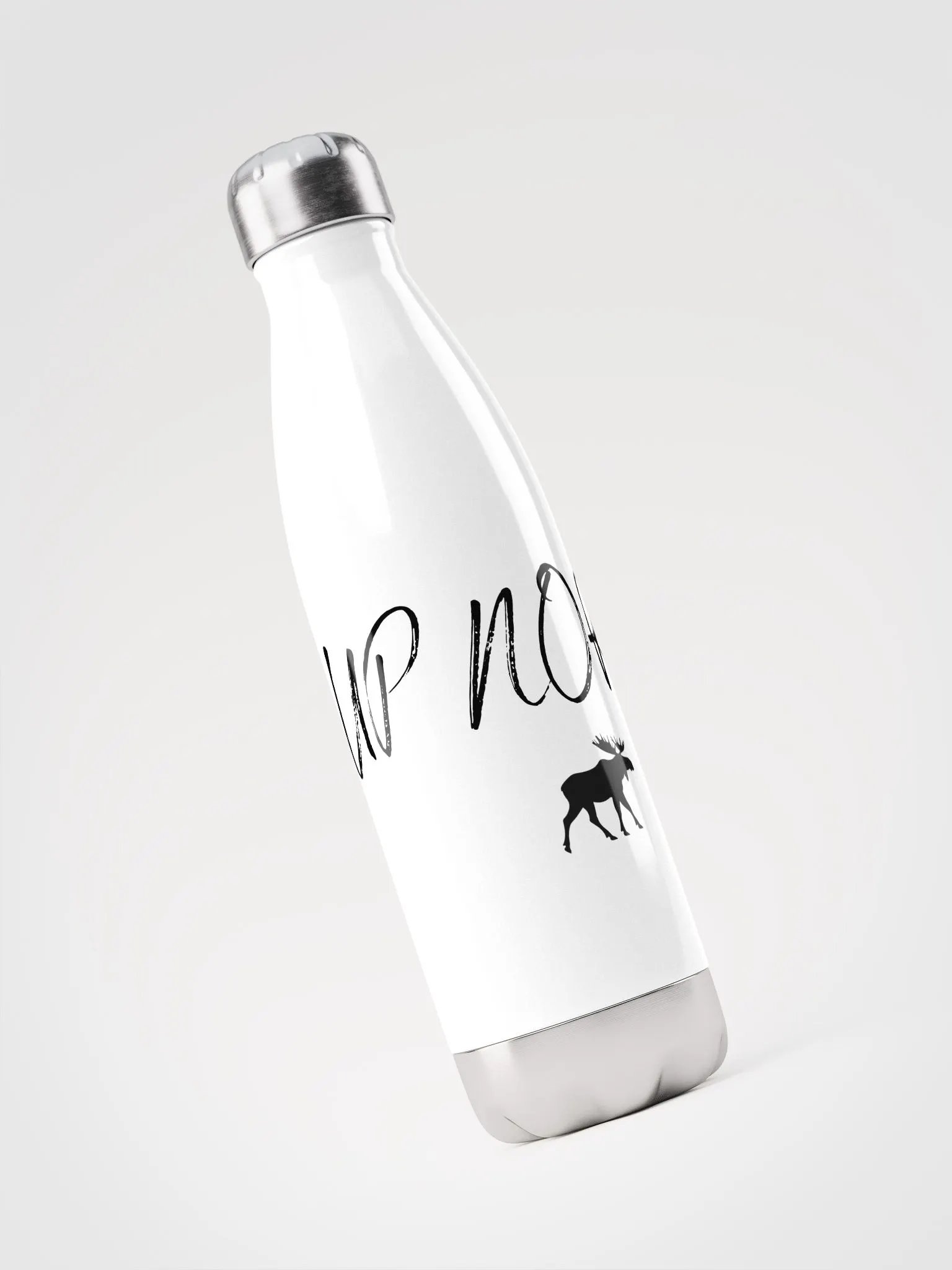 UP NORTH / MOOSE - Stainless Steel Water Bottle product image (3)