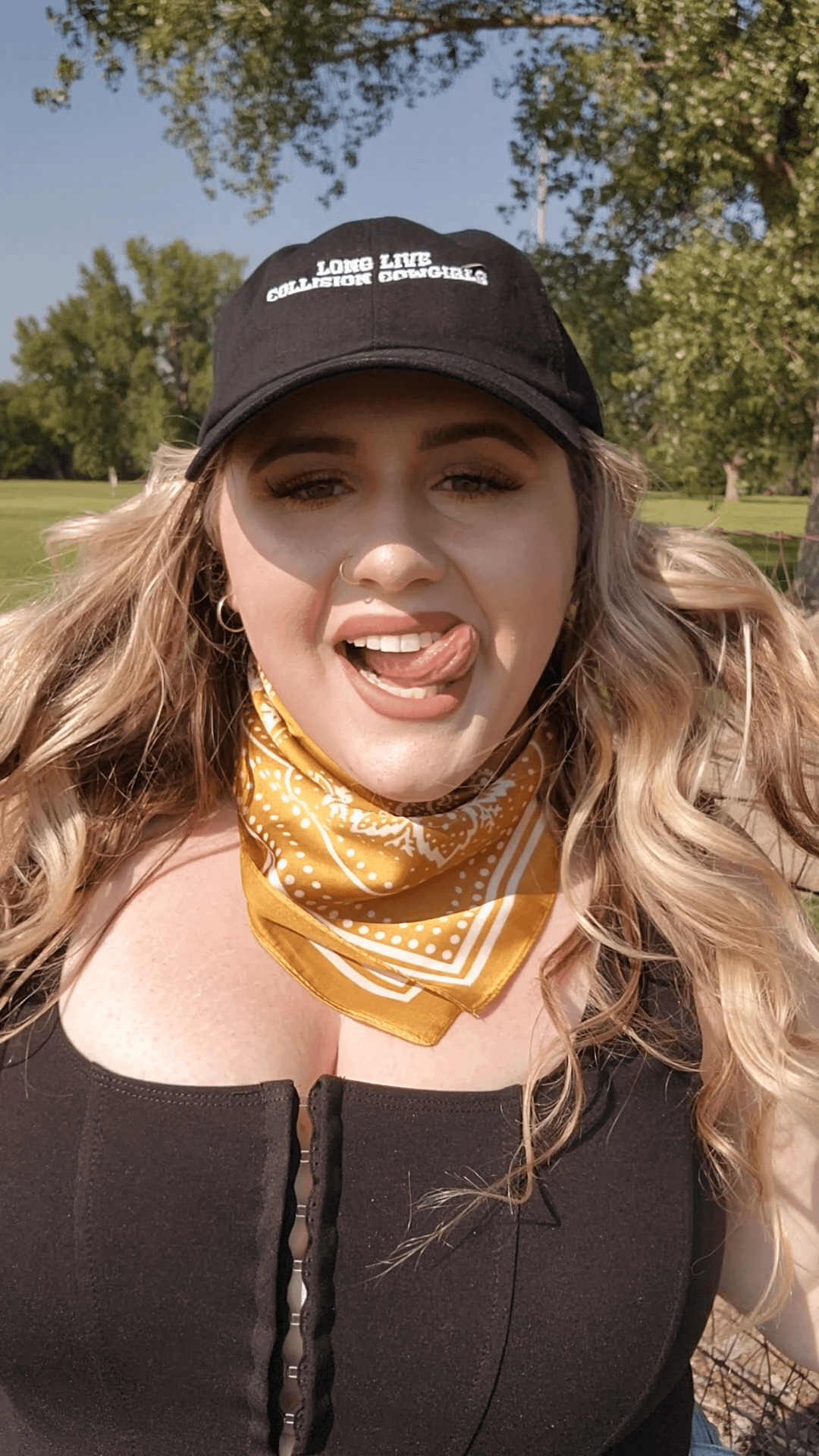 Long Live Collision Cowgirls Dad Hat product image (2)