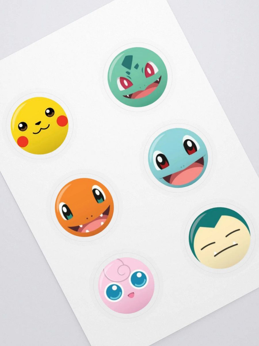 Pokemon Sticker Pack (6) product image (1)