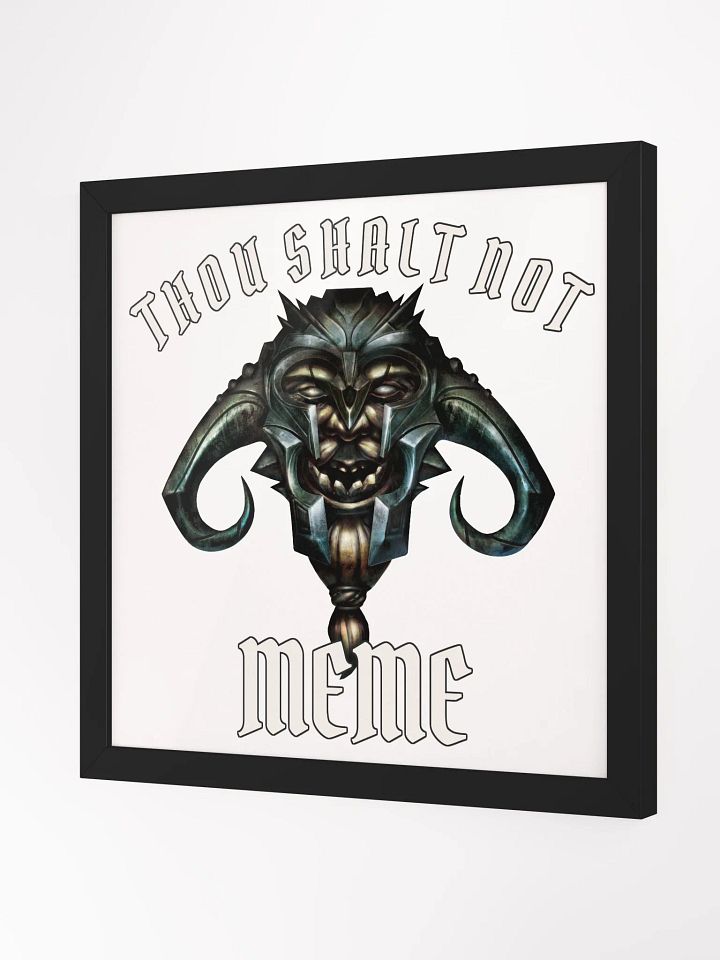 Thou Shalt Not Meme Framed Poster product image (2)