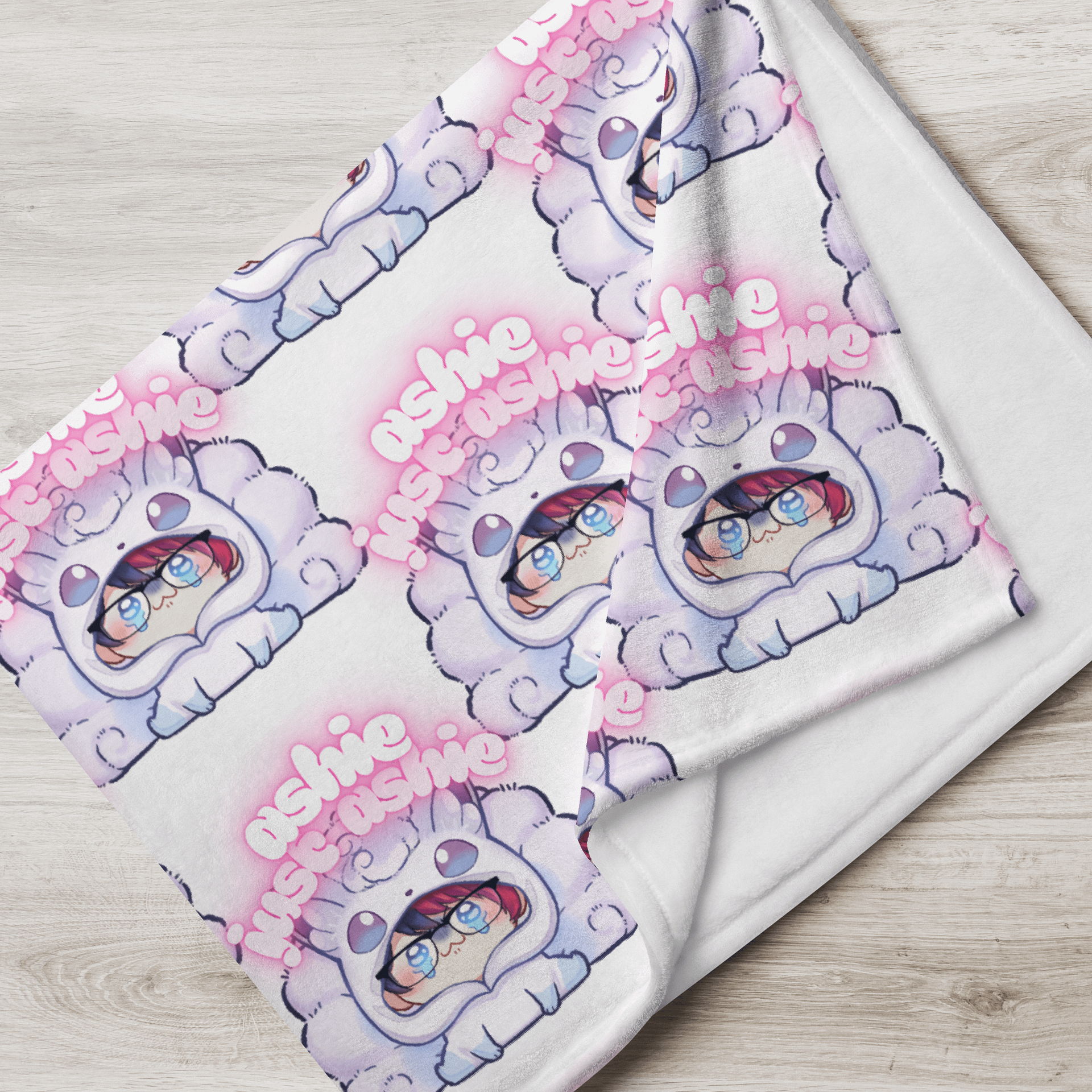 Ashie. Just Ashie. Printed Throw Blanket product image (7)