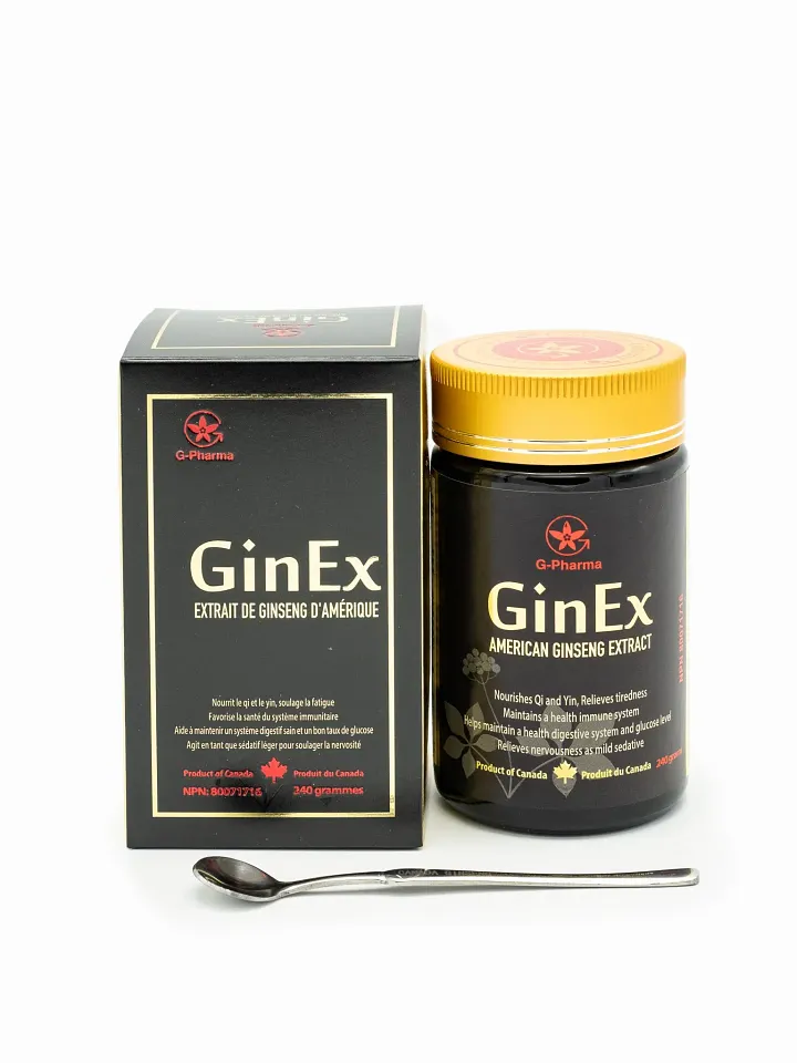 【特惠】GinEx®西洋蔘黑膏滋240g*一瓶｜送黑膏滋滴劑*2瓶 product image (1)