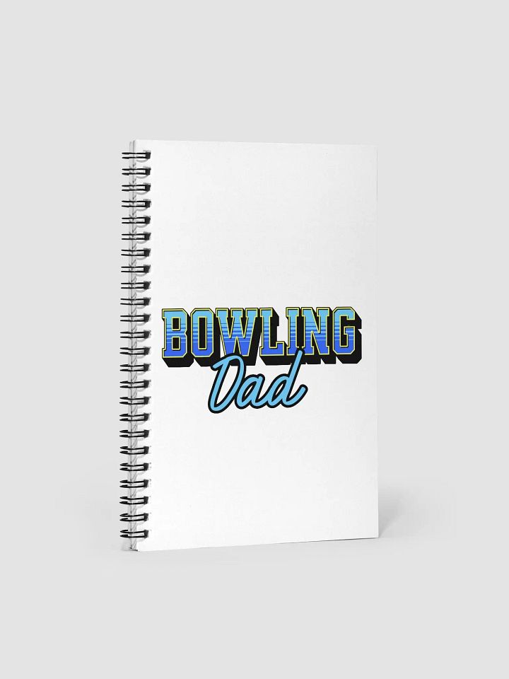 Bold Bowling Dad Spiral Notebook product image (2)