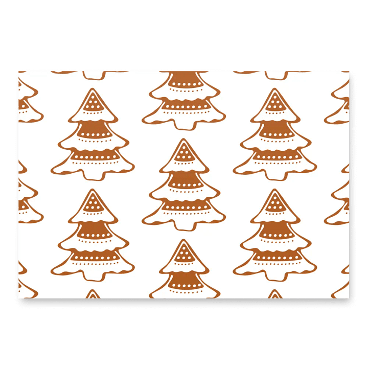 Gingerbread Tree Wrapping Paper product image (1)