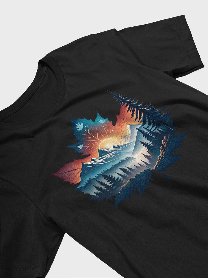 Maple Leaf Mountain Silhouette T-Shirt product image (2)