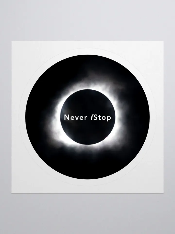 Eclipse Glow Logo Stickers product image (1)