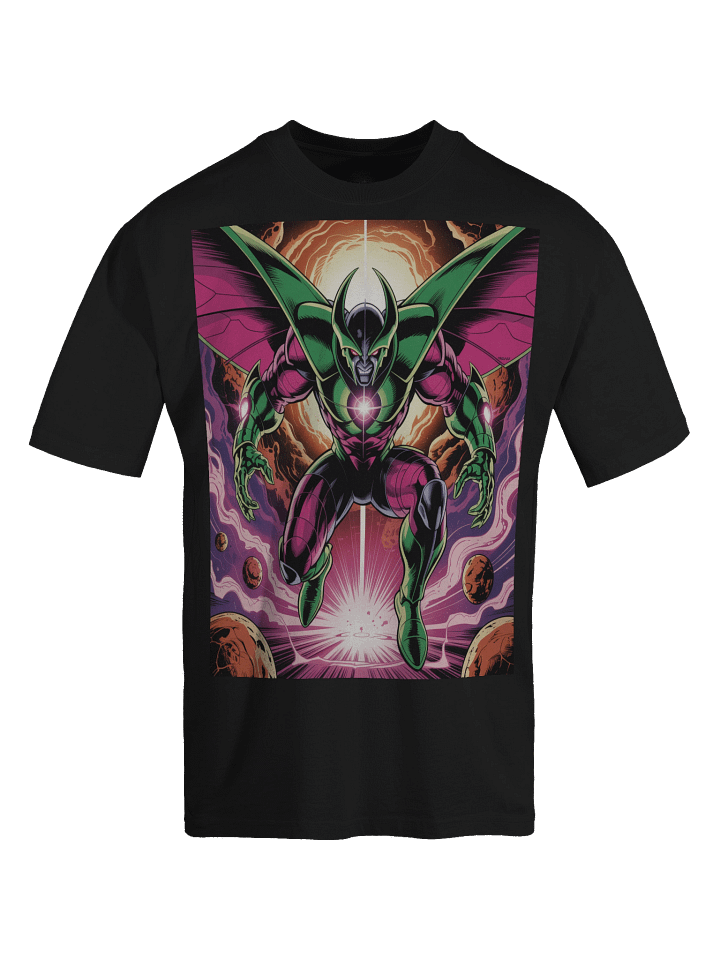 Cosmic Devourer: Annihilus Inspired Oversized Faded T-Shirt product image (1)