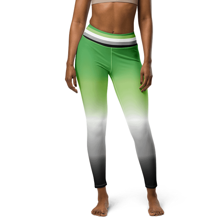 Aromantic Pride Gradient Leggings product image (1)