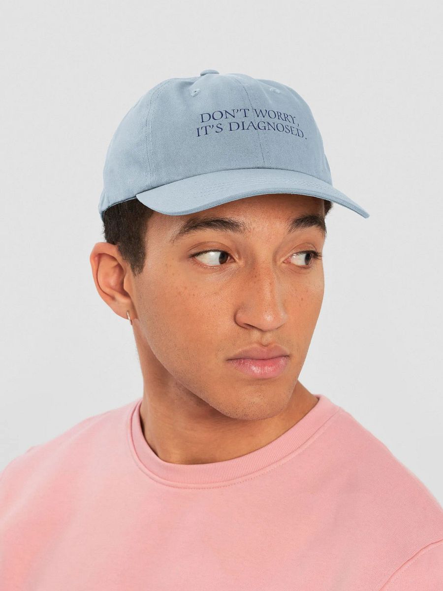 DW, IT'S DIAGNOSED. (navy thread) classic dad hat product image (14)