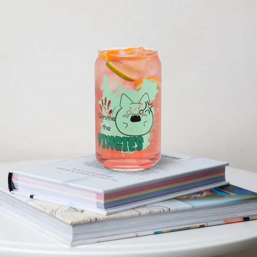 Gimme the Fingies Can-Shaped Glass product image (5)