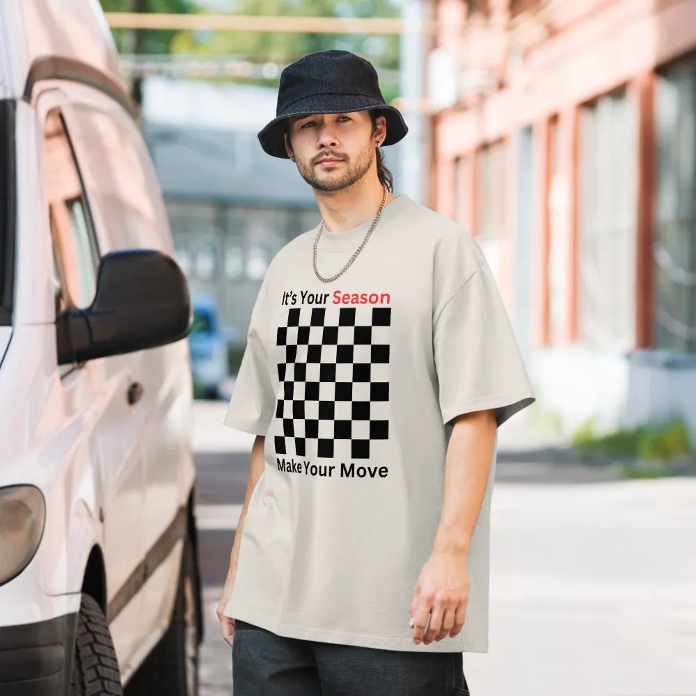 Retro Red Season Oversized Tee product image (6)