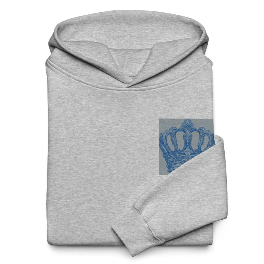Regal Monochrome Crown Oversized Hoodie product image (40)