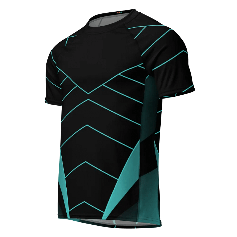 Futuristic Glow Men's Rash Guard product image (1)
