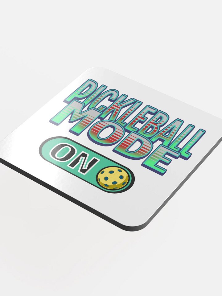 Pickleball Mode On Eco-Friendly Coaster product image (1)