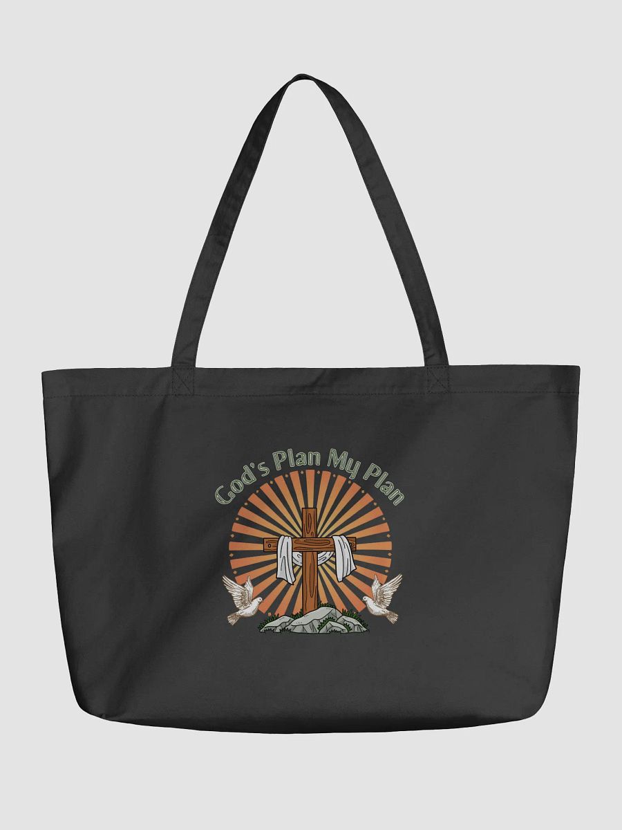 God`s Plan My Plan, Christian Faith Eco-Friendly Tote Bag product image (2)