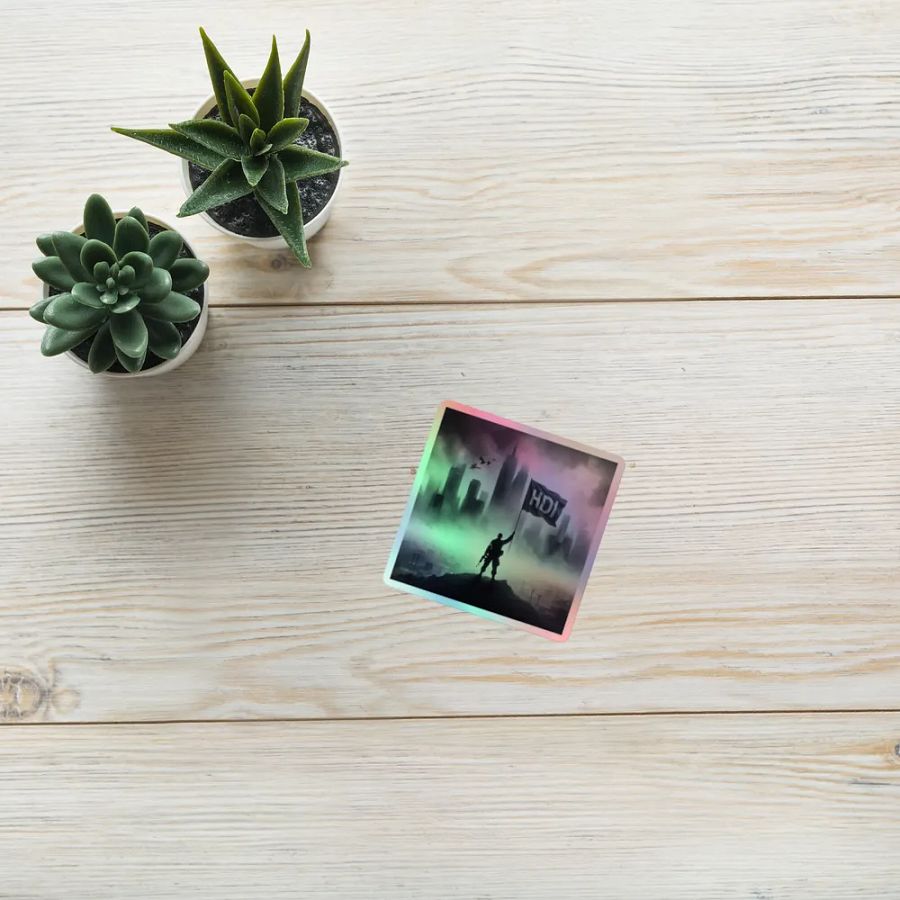 HDI Hill Flag - Holographic Sticker product image (8)